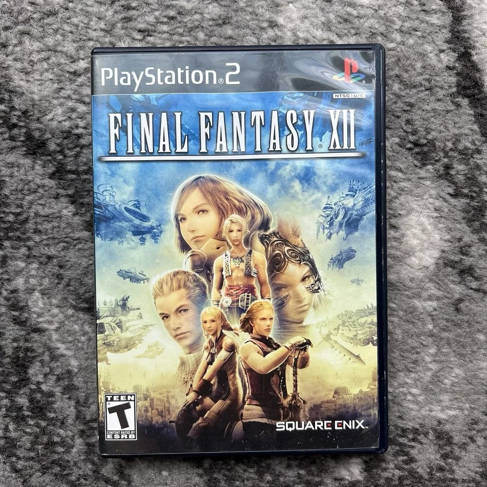 Final Fantasy XII (Sony PlayStation 2, 2006) Complete‎ W/ Manual Disc Looks New